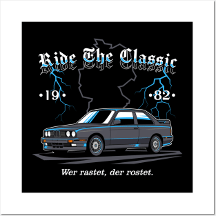 RIDE THE CLASSIC E30 Posters and Art